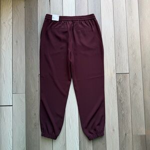 Express Burgundy Ankle Mid Rise Jogger Women’s Pants